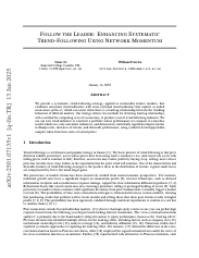 Follow the Leader: Enhancing Systematic Trend-Following Using Network Momentum thumbnail