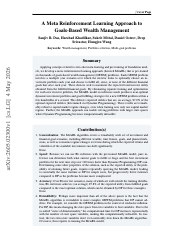 A Meta Reinforcement Learning Approach to Goals-Based Wealth Management thumbnail